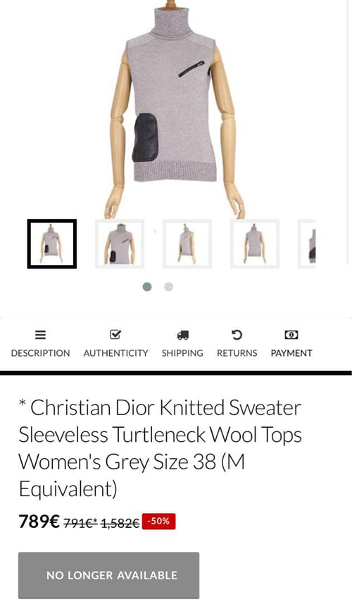 Christian Dior Sleeveless 03Aw