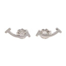 Tiffany Earrings (For One Ear) Co T K18Wg Used A