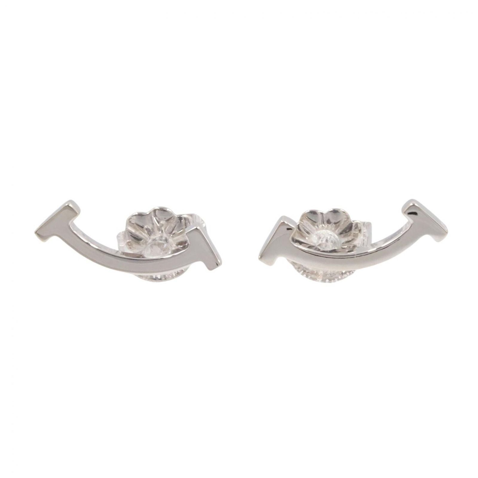 Tiffany Earrings (For One Ear) Co T K18Wg Used A
