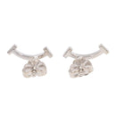 Tiffany Earrings (For One Ear) Co T K18Wg Used A