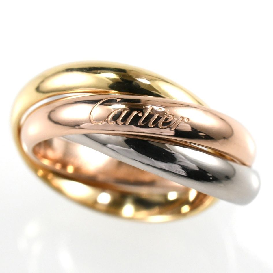 Cartier Ring Mm K18 Size:47 Au750 3
