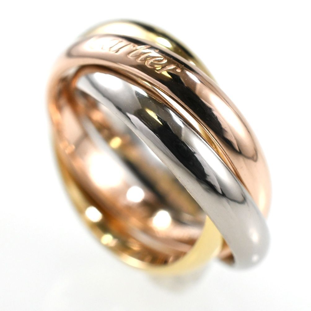 Cartier Ring Mm K18 Size:47 Au750 3