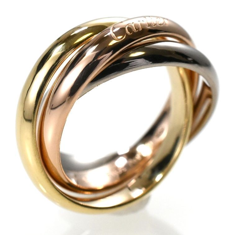 Cartier Ring Mm K18 Size:47 Au750 3