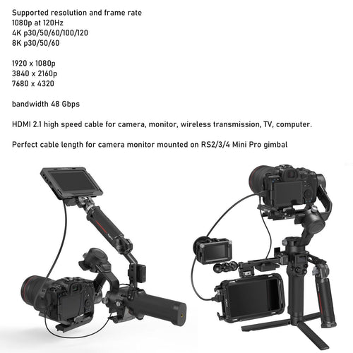 Others Hangton Hdmi 8K 4K60P Atomos Ninja V Ultra Indie 5 Sony A7Iv Fx3 Z280