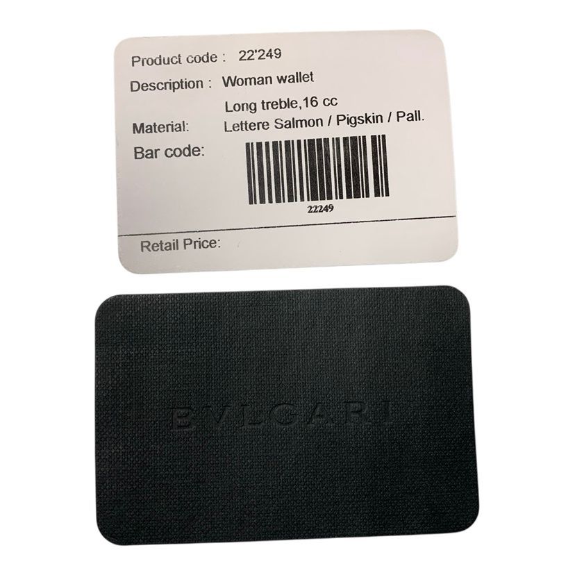 Bvlgari Long Wallet 3841 3 22249