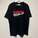 Supreme T-Shirts Yohji Yamamoto Logo Tee Black