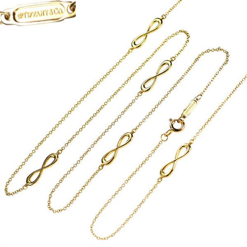 Tiffany Necklace K18Yg
