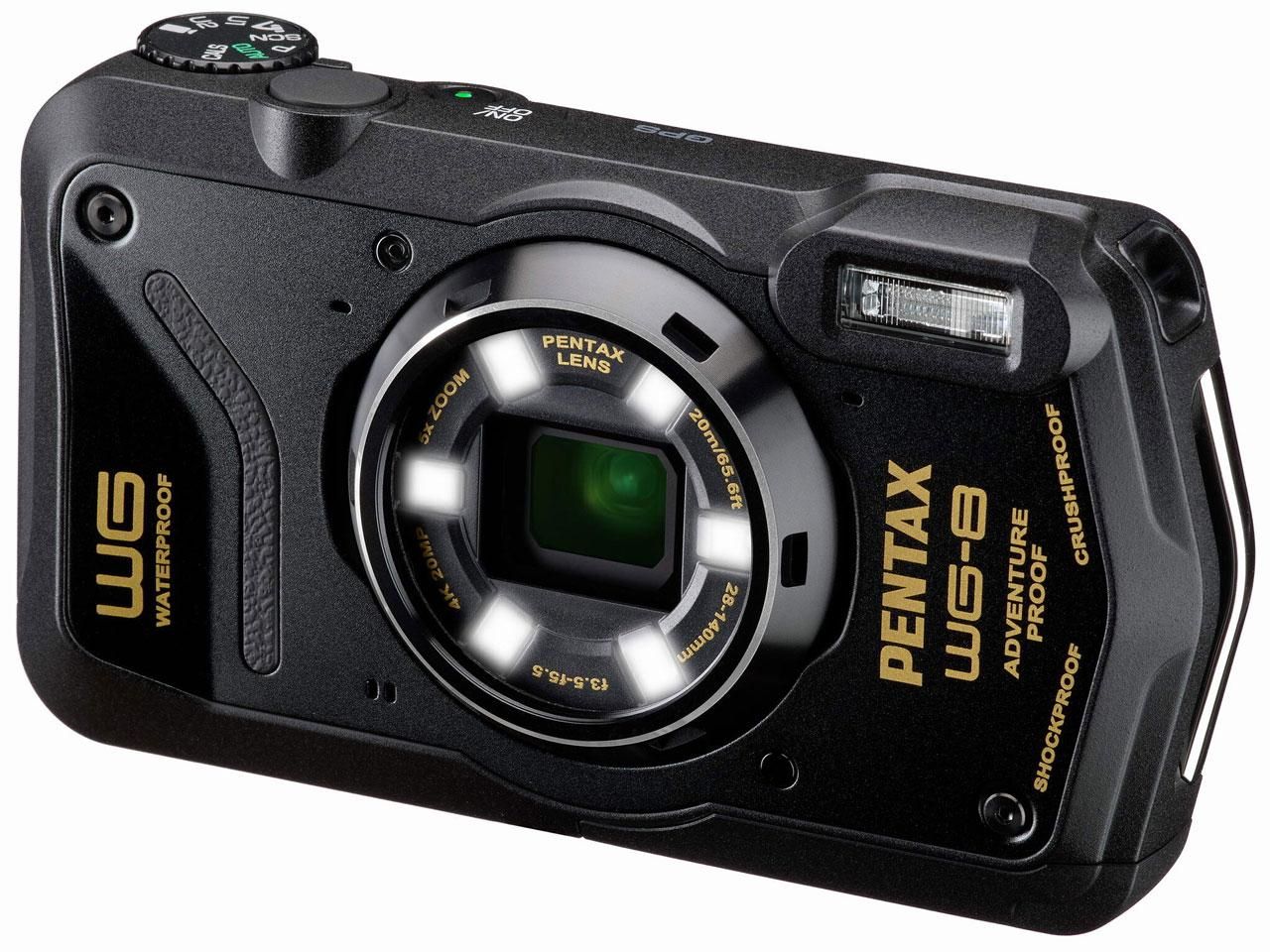 Compact Digital Camera 2 Ricoh Pentax Wg-8 Black(S0001490 Black)