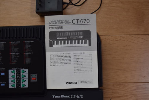 Casio Keyboard Electronic Piano Ct-670 Super Cd Sound Composer
