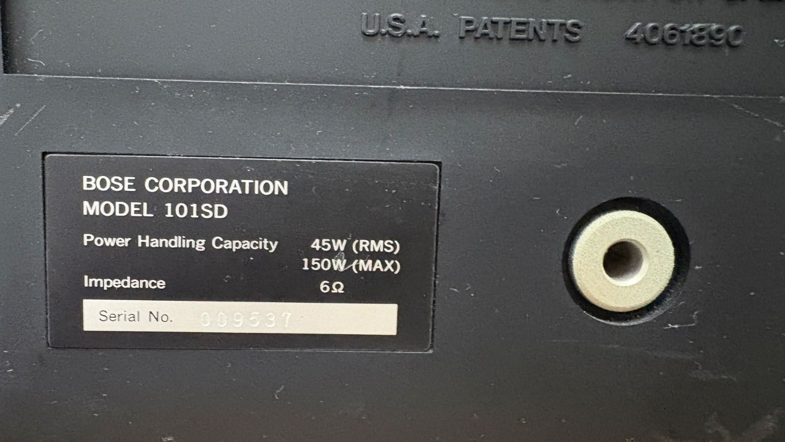 Bose Power Amplifier 101Sd 1705