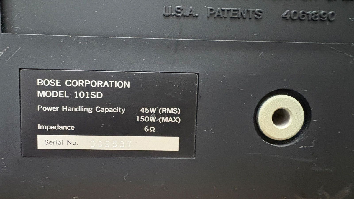 Bose Power Amplifier 101Sd 1705