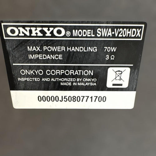 Onkyo Other Swa-V20Hdx