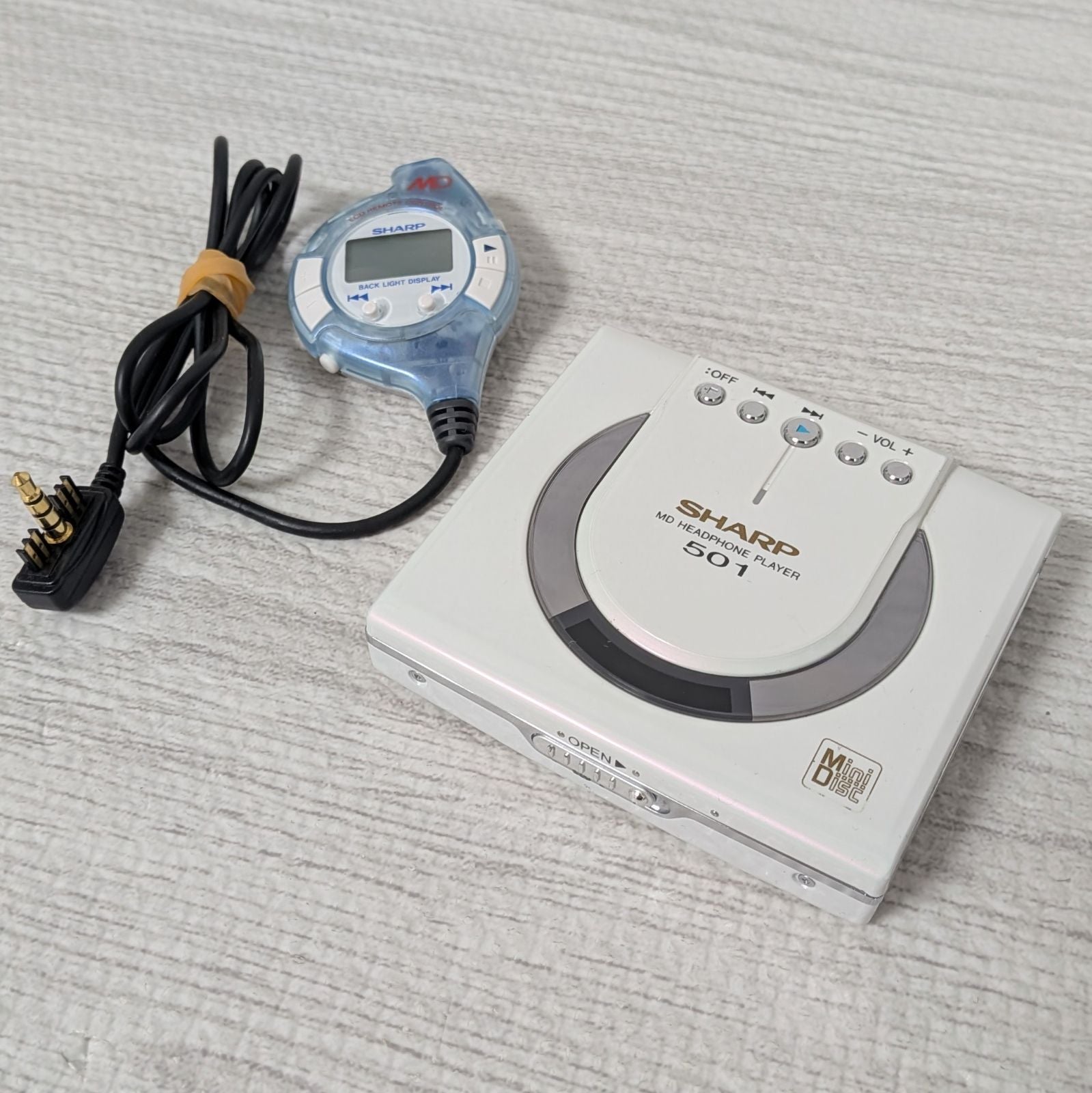 Sharp Portable Md Player D-St501-W