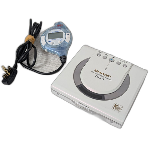 Sharp Portable Md Player D-St501-W