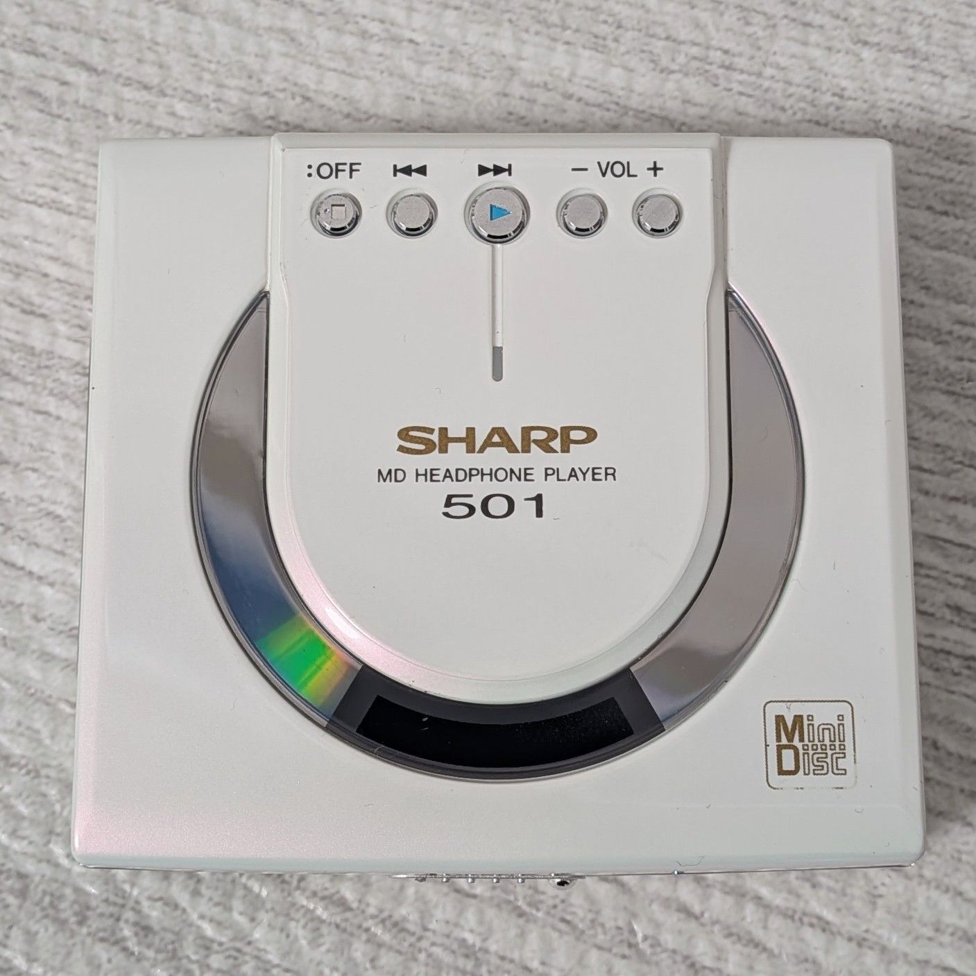 Sharp Portable Md Player D-St501-W