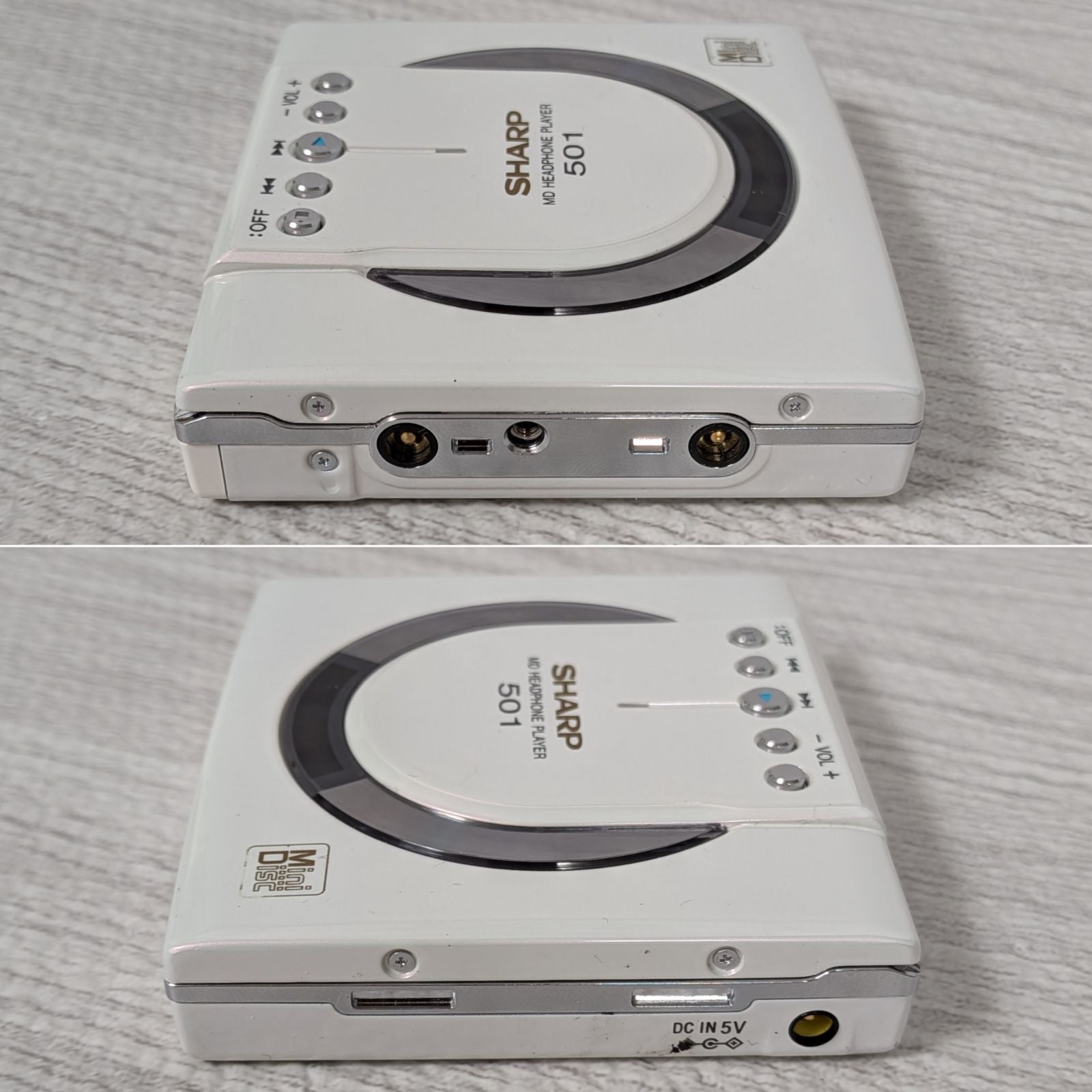 Sharp Portable Md Player D-St501-W