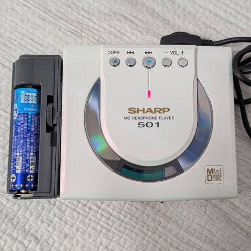Sharp Portable Md Player D-St501-W