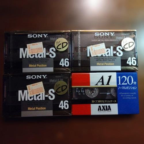 Cassette Tapes Sony Metal-S 46 3 Axia A1 120