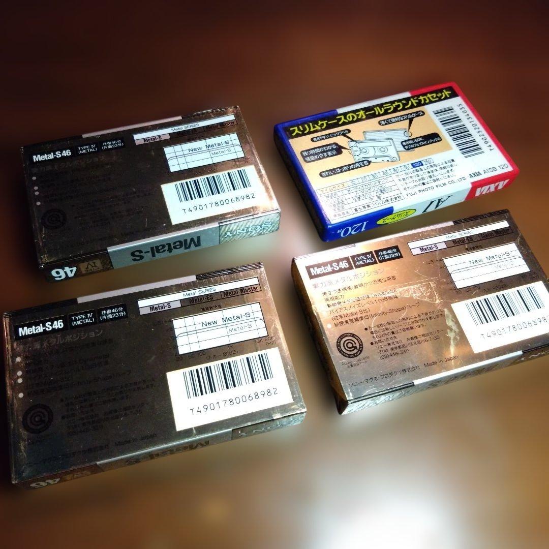 Cassette Tapes Sony Metal-S 46 3 Axia A1 120