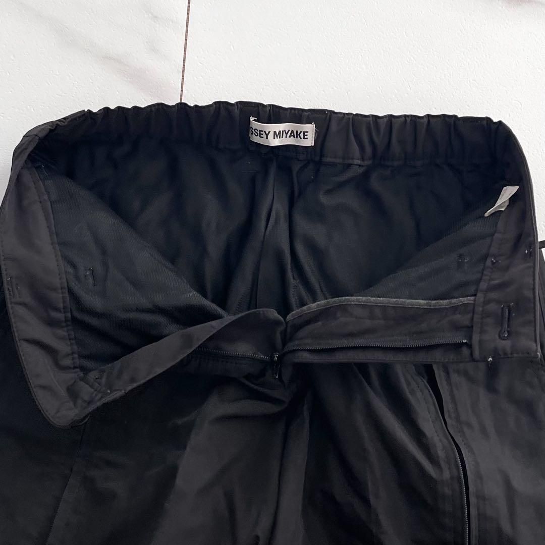 Issey Miyake Work Pants Cargo 09Aw Parachute Black