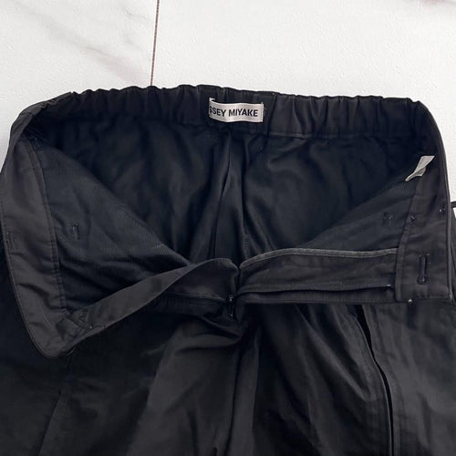 Issey Miyake Work Pants Cargo 09Aw Parachute Black