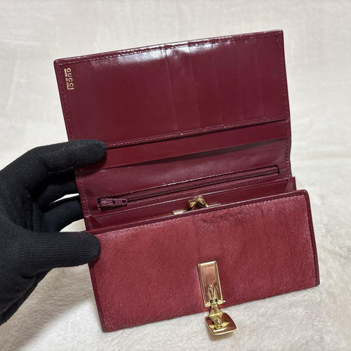 Gucci Long Wallets Vintage Old Wallet 80S