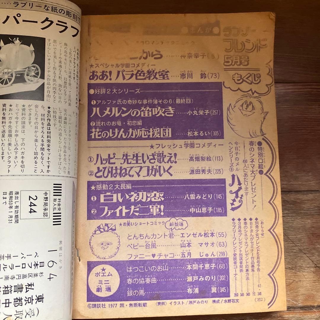 Sh Jo Manga 1977