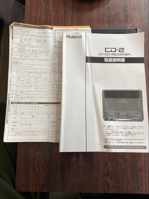 Roland Multi -Track Recorder Cd-2 Cf/Cd
