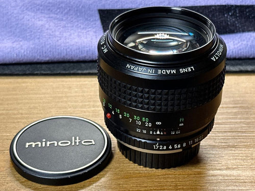 Minolta Lens (Single Focus) Mc Rokkor F/1.7