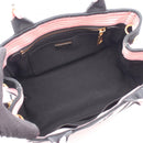 Prada Tote Bag Canapa Righe 2Way Used B