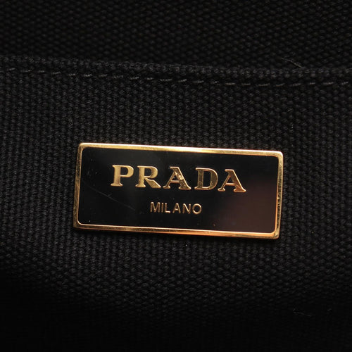 Prada Tote Bag Canapa Righe 2Way Used B