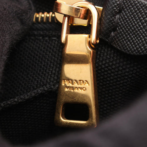 Prada Tote Bag Canapa Righe 2Way Used B