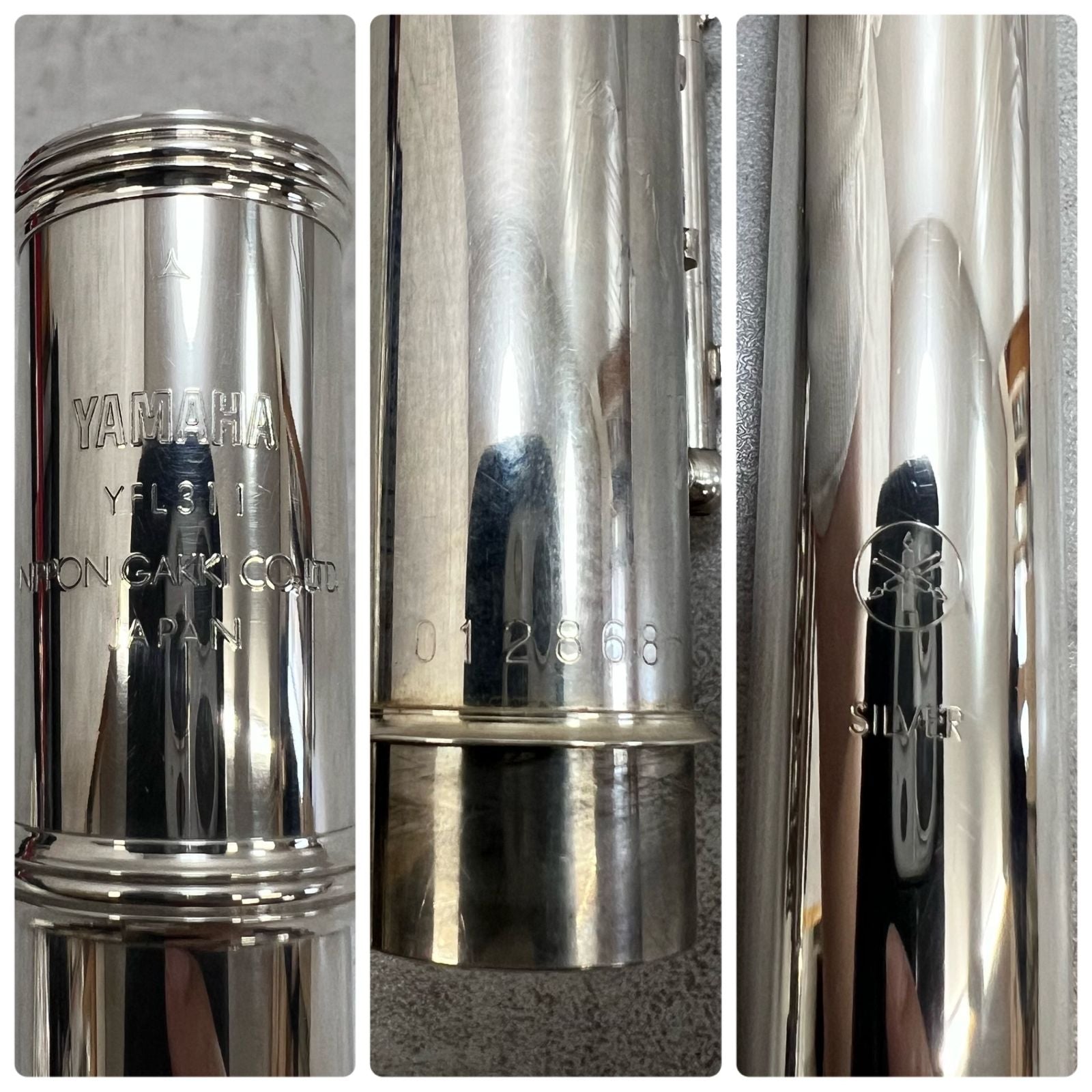Yamaha Flute Body Yfl-311 E Silver