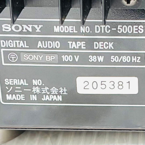 Sony Others Dtc-500Es Dat