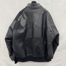 Comme Des Garcons Homme Jumper Blouson Synthetic Leather Patchwork Hp-J011/M