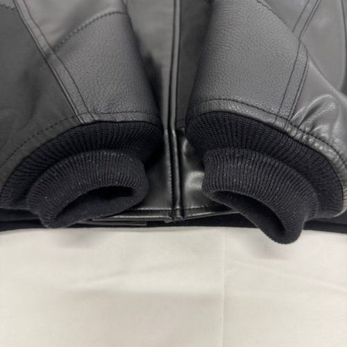 Comme Des Garcons Homme Jumper Blouson Synthetic Leather Patchwork Hp-J011/M