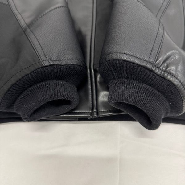 Comme Des Garcons Homme Jumper Blouson Synthetic Leather Patchwork Hp-J011/M