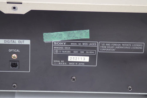 Sony Other Mds-Ja3Es Md