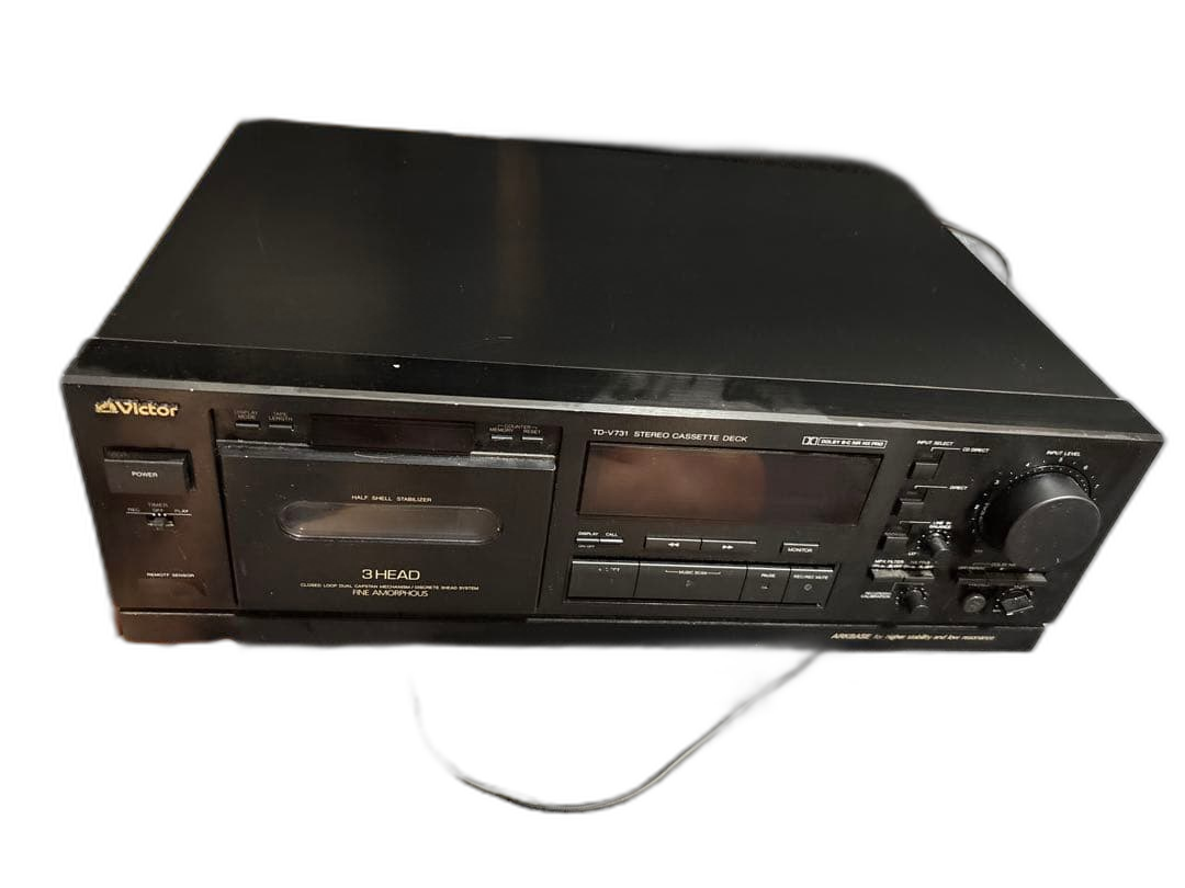 Victor Cd Md Cassette Deck 3-Head Td-V731