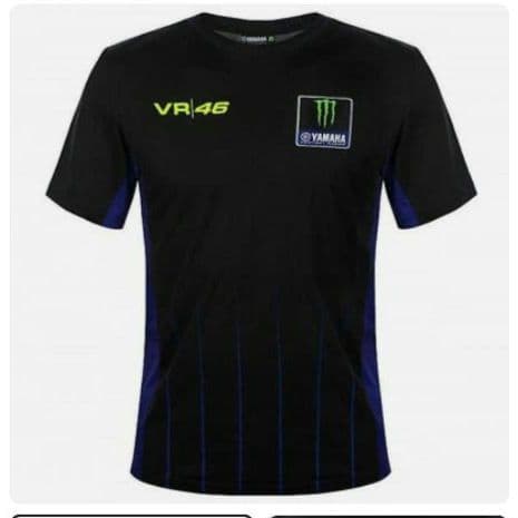 Yamaha T-Shirts Vr 46 Black/Ymmts363904 Black