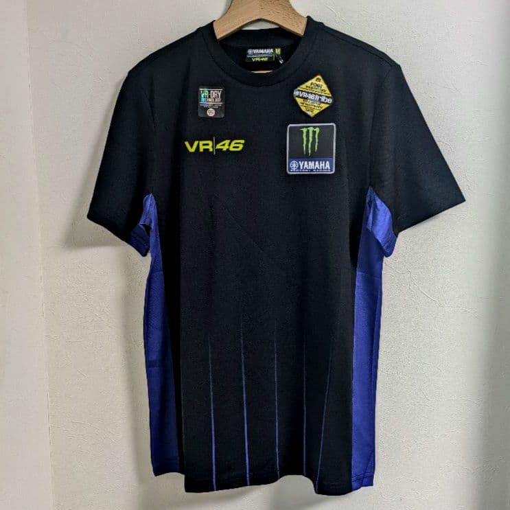 Yamaha T-Shirts Vr 46 Black/Ymmts363904 Black