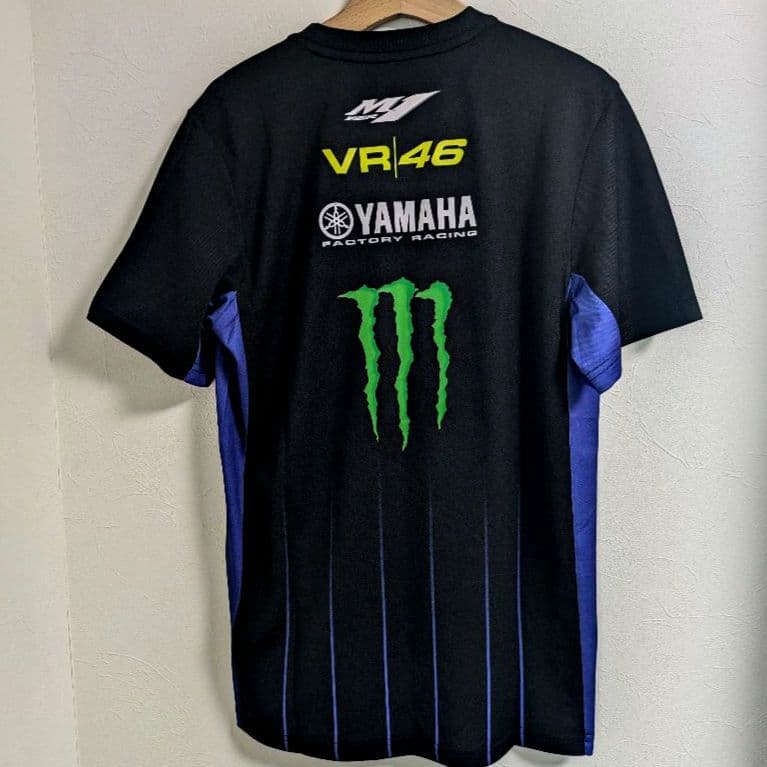 Yamaha T-Shirts Vr 46 Black/Ymmts363904 Black