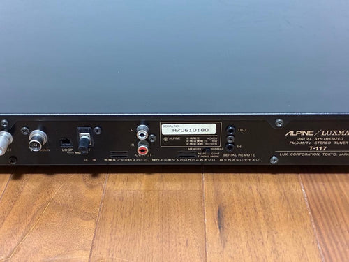 Luxman Radio Tuner T-117 Fm/Am