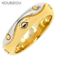Bvlgari Ring 750 18 Yg Wg 13.5