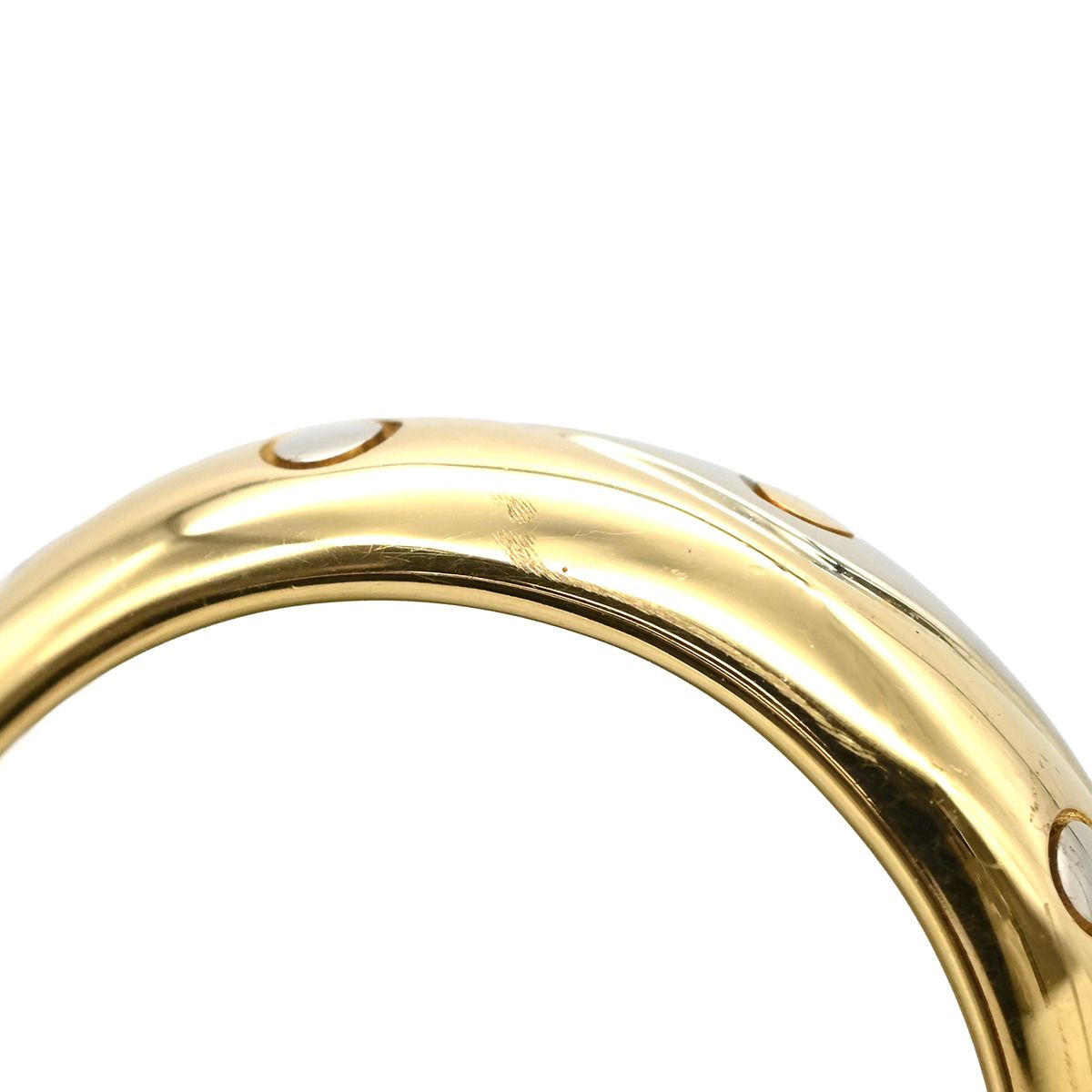 Bvlgari Ring 750 18 Yg Wg 13.5