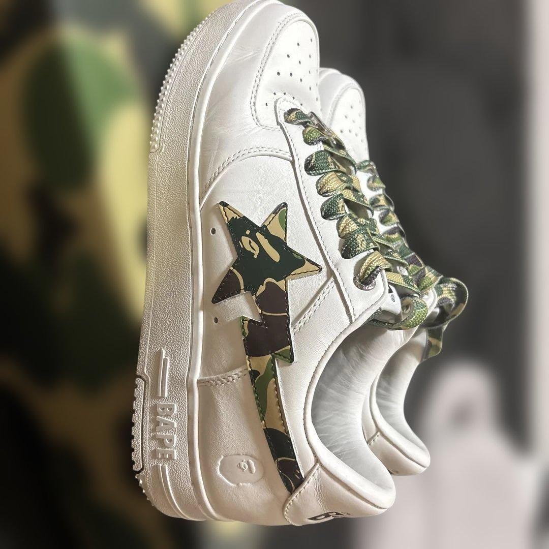 A Bathing Ape Sneakers Bape Sta Low White Camo
