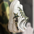 A Bathing Ape Sneakers Bape Sta Low White Camo