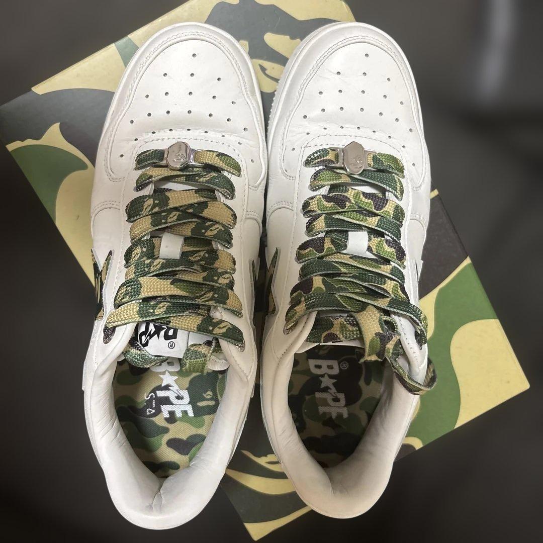 A Bathing Ape Sneakers Bape Sta Low White Camo