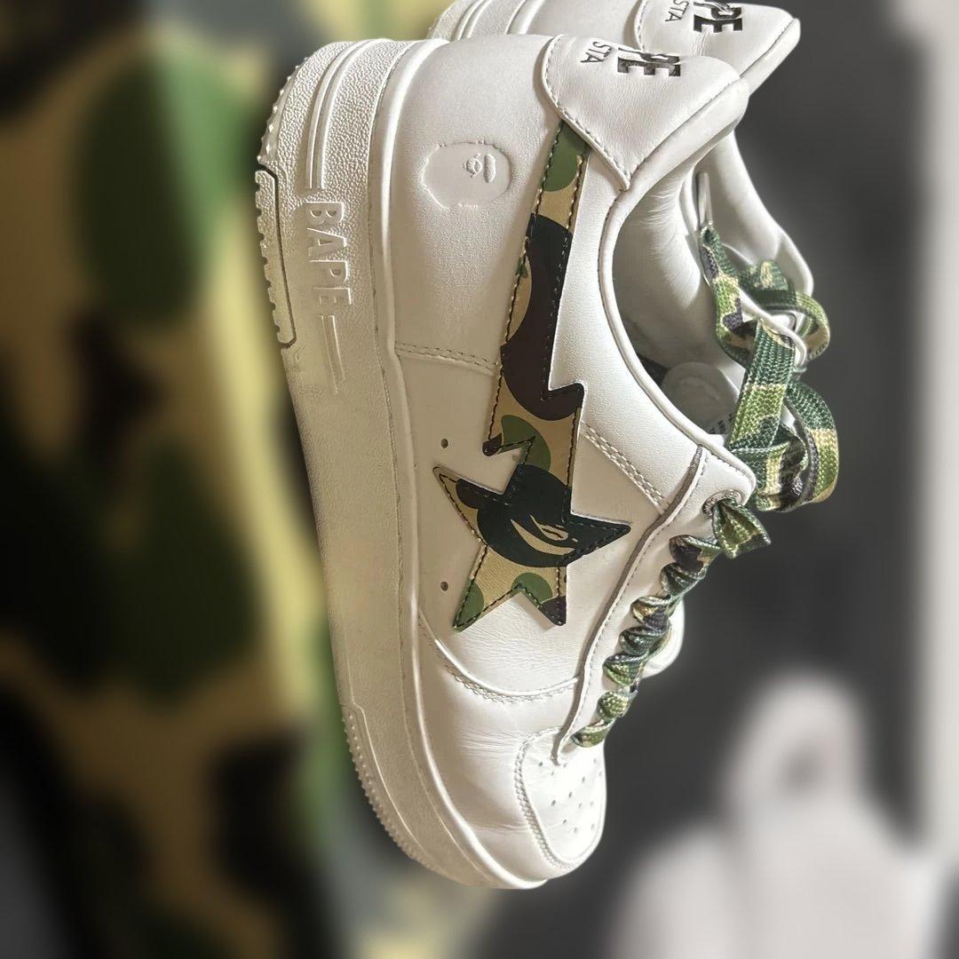 A Bathing Ape Sneakers Bape Sta Low White Camo