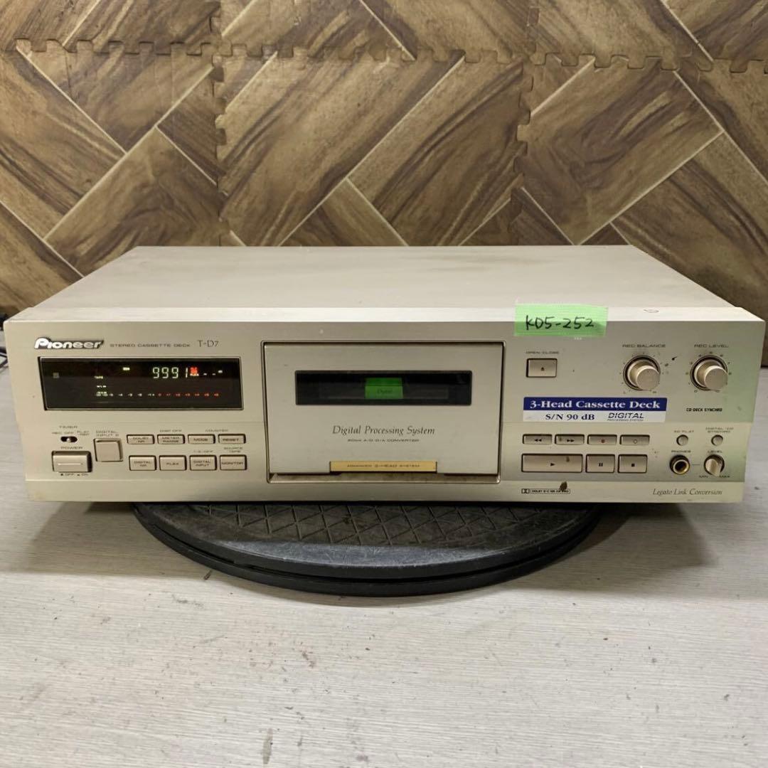 Pioneer Cd, Md Cassette Decks T-D7